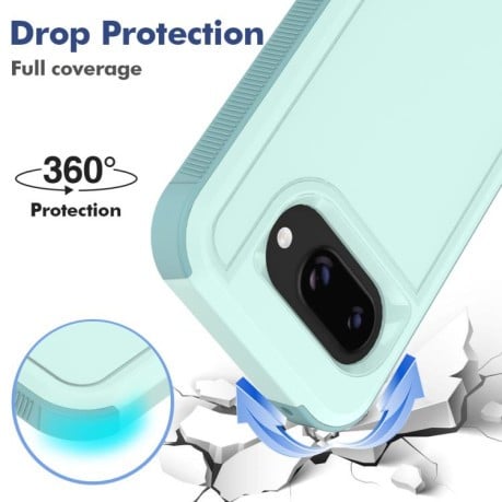 Противоударный чехол Armor 2 in 1 для Google Pixel 9a - зеленый