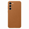 Оригинальный чехол Samsung Leather Cover для Samsung Galaxy S23 Plus - brown