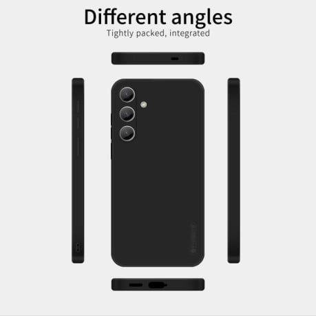 Силіконовий чохол PINWUYO Sense Series на Samsung Galaxy S25 FE 5G - чорний