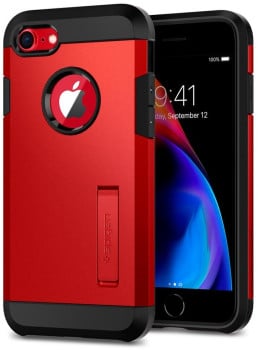 Оригінальний чохол Spigen Tough Armor на Iphone 7/8 Red