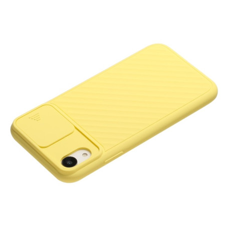 Чохол Sliding Camera на iPhone XR - жовтий