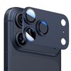 Захисне скло на камеру ENKAY 9H Anti-reflection Camera Lens Aluminium Alloy на iPhone 18 Pro Max — темно-синє