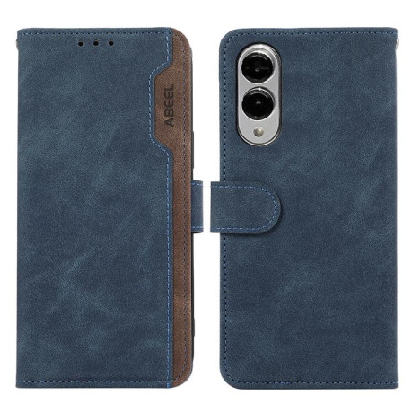 Чохол-книжка ABEEL Color Block Magnetic RFID Leather для Samsung Galaxy S25 Edge 5G - синій
