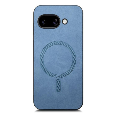 Чохол Retro MagSafe Magnetic PU на Google Pixel 9a - синій