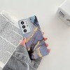 Противоударный чехол Glitter Marble на Samsung Galaxy S21 FE 5G - Twilight Black
