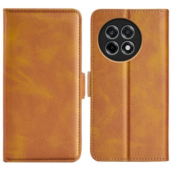 Чохол-книжка з двосторонньою магнітною застібкою на OnePlus 13R/Ace 5/Ace 5 Pro - жовтий