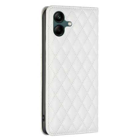 Чехол-книжка Diamond Lattice для Samsung Galaxy A04 4G - белый