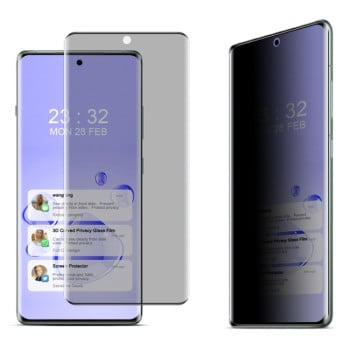 Захисне 3D скло IMAK Curved Privacy Full Screen для OnePlus Ace 3 Pro - чорне