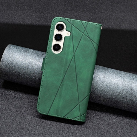 Чохол-книжка Rhombus Texture для Samsung Galaxy S23 FE 5G - зелений