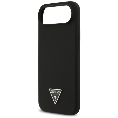 Оригинальный силиконовый чехол Guess Silicone Triangle Logo с MagSafe на iPhone Air - Black