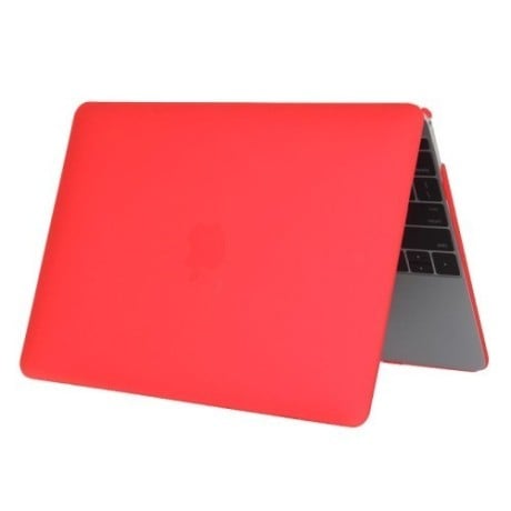 Чехол Colored Translucent Frosted Red для Macbook 12