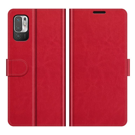 Чехол-книжка Texture Single на Xiaomi Poco M3 Pro/Redmi Note 10 5G/10T/11 SE - красный