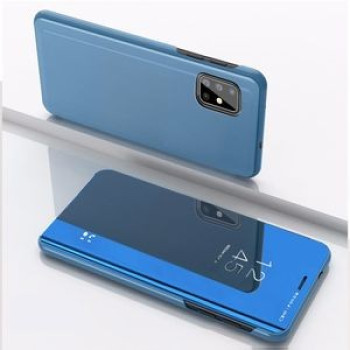 Чехол книжка Clear View на Samsung Galaxy A51 - синий