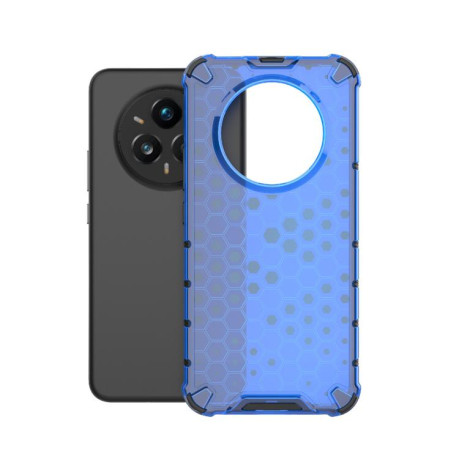 Противоударный чехол Honeycomb на Realme 14 Pro+ 5G - синий