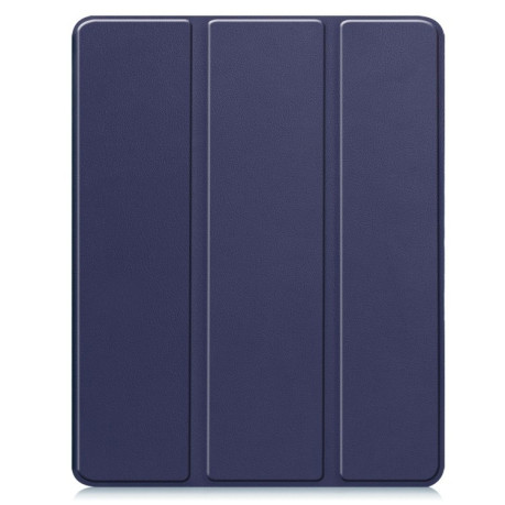 Чехол-книжка Custer Pattern Pure Color 3-Fold Holder на iPad Pro 13 2024 - синий