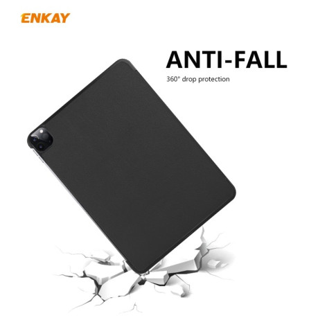 Чехол-книжка ENKAY ENK-8001 для iPad Air 11 (2024)/Air 4  10.9 (2020)/Pro 11 (2018)/Pro 11 (2020) - черный