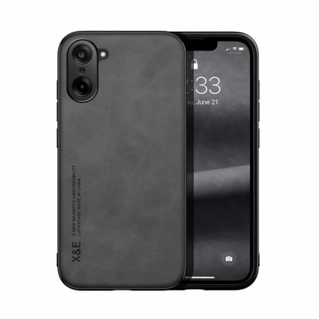 Противоударный чехол Skin Feel Magnetic на OnePlus Ace 5 Racing / Nord CE5 - темно-серый
