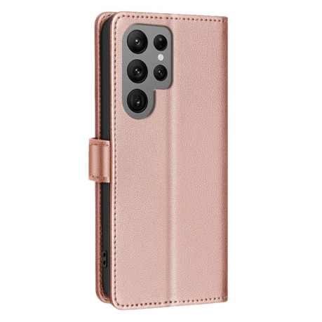 Чохол-книжка RFID Anti-theft Leather для Samsung Galaxy S25 Ultra 5G - золотий