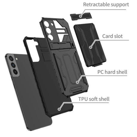 Противоударный чехол Armor Card для Samsung Galaxy S22 Plus 5G - черный