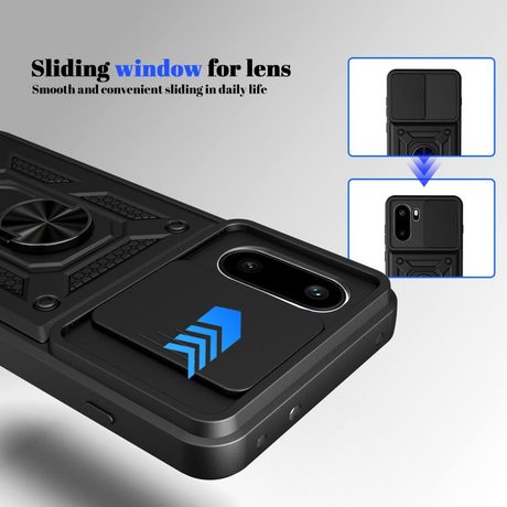 Протиударний чохол Sliding Camshield на OnePlus 15R — червоний