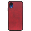 Противоударный чехол Two-color Cowhide Texture для Samsung Galaxy A03 - красный