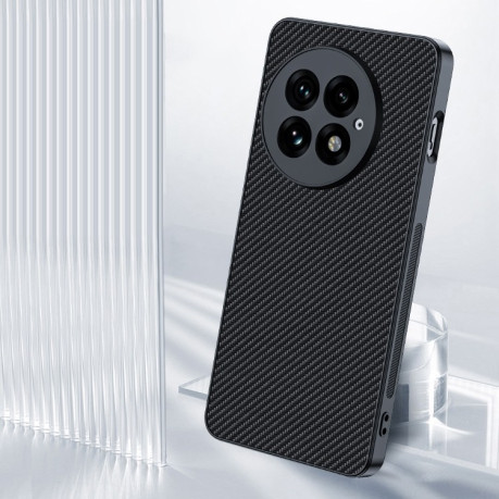 Протиударний чохол Carbon Fiber Texture Printing для OnePlus 13 - чорно-червоний
