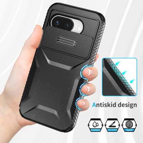 Протиударний чохол Sliding Camshield для Google Pixel 9a - чорний