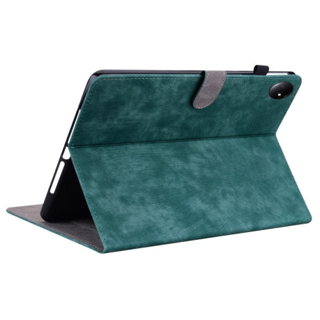 Чохол-книжка Embossed Tiger Pattern Leather для Xiaomi Redmi Pad SE 8.7 - зелений