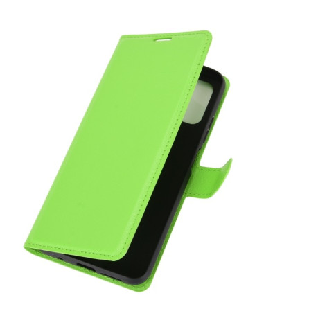 Чехол-книжка Litchi Texture на Xiaomi Poco M3 - зеленый