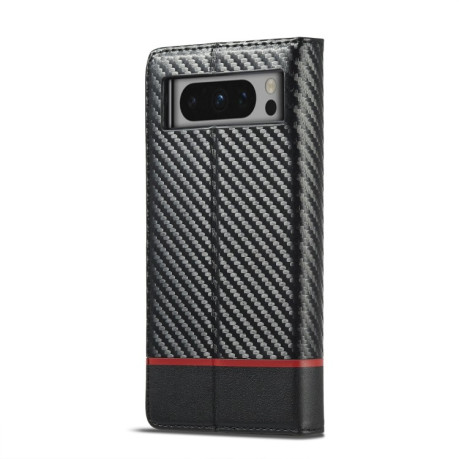 Чохол-книжка LC IMEEKE Carbon Fiber для Google Pixel 8 Pro - Black