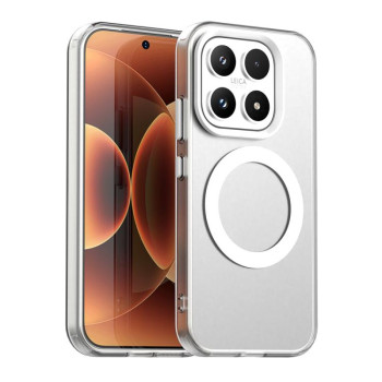 Противоударный чехол MagSafe Holder PC Hybrid на Xiaomi 17 — белый