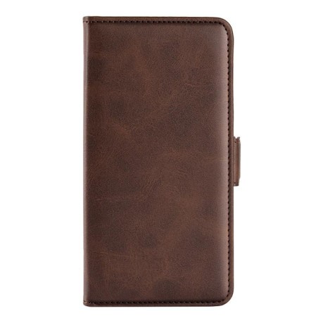 Чехол-книжка Dual-side Magnetic Buckle для на Samsung Galaxy M16 / F16 - коричневый