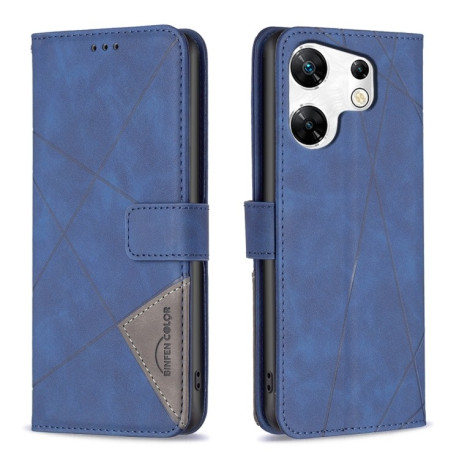 Чехол-книжка Rhombus Texture для Infinix Zero 30 4G - синий