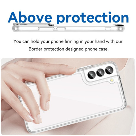 Противоударный чехол Colorful Acrylic Series для Samsung Galaxy S23+Plus5G - прозрачный