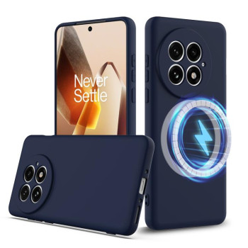 Силиконовый чехол Shockproof Silicone Magsafe для OnePlus 13 - синий