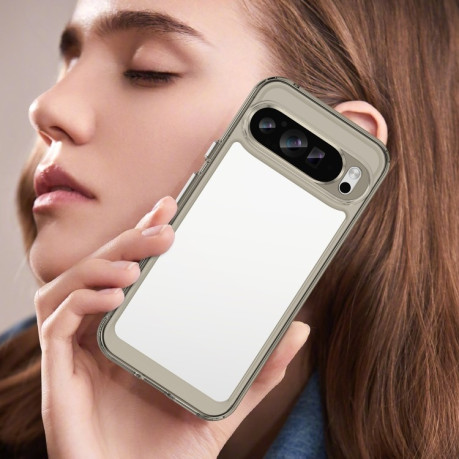Протиударний чохол Colorful Acrylic Series для Google Pixel 9 Pro XL - прозоро-сірий