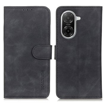Чехол-книжка KHAZNEH фактура Cowhide на Xiaomi Redmi A5 4G 171.7mm / Poco C71 - черный