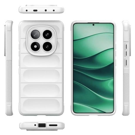 Силіконовий чохол Magic Flannel для Xiaomi Redmi Note 14 Pro 5G/Poco X7 - білий