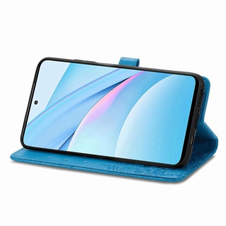 Чехол-книжка Mandala Embossing на Xiaomi Mi 10T Lite - синий