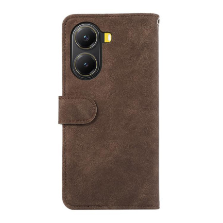 Чохол-книжка ABEEL Color Block Magnetic RFID Leather на Xiaomi Poco X7 Pro - зелений