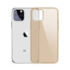 Силиконовый чехол Baseus Simple Series на iPhone 11 Pro Max- прозрачно-золотой