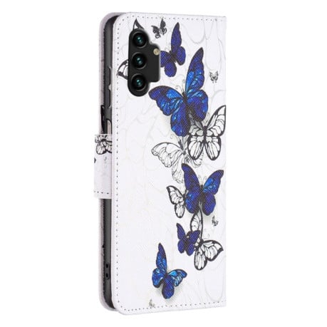 Чехол-книжка Colored Drawing Pattern для Samsung Galaxy A13 4G - Butterflies