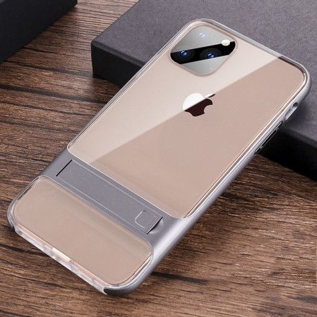 Противоударный чехол Crystal для iPhone 11 - серый