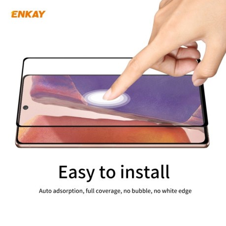 Защитное Стекло ENKAY Full Glue 0.2mm 9H 3D для Samsung Galaxy Note 20