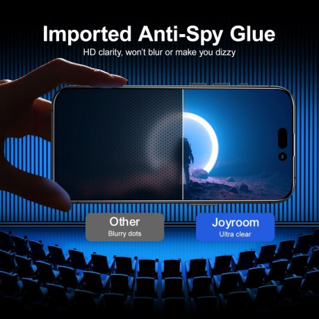 Захисне скло JOYROOM 3D для iPhone 14 Pro Max - прозоре