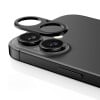 Защитное стекло на камеру Kalebol Metal Hollow Lens Protection Ring на iPhone 17 - черное