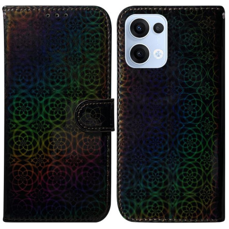Чохол-книжка Solid Color Colorful на OPPO Reno13 Global - чорний