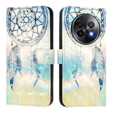 Чехол-книжка 3D Painting для Realme 13+ 5G/13 Pro 5G/13 Pro+ - Dream Wind Chimes