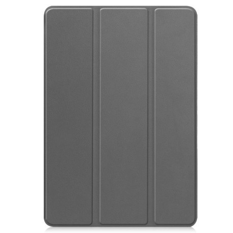 Чехол-книжка Escase с тройной складкой и держателем стилуса на Xiaomi Redmi Pad 2 Pro — серый