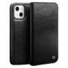 Кожаный чехол-книжка QIALINO Classic Case для iPhone 14/13 - черный